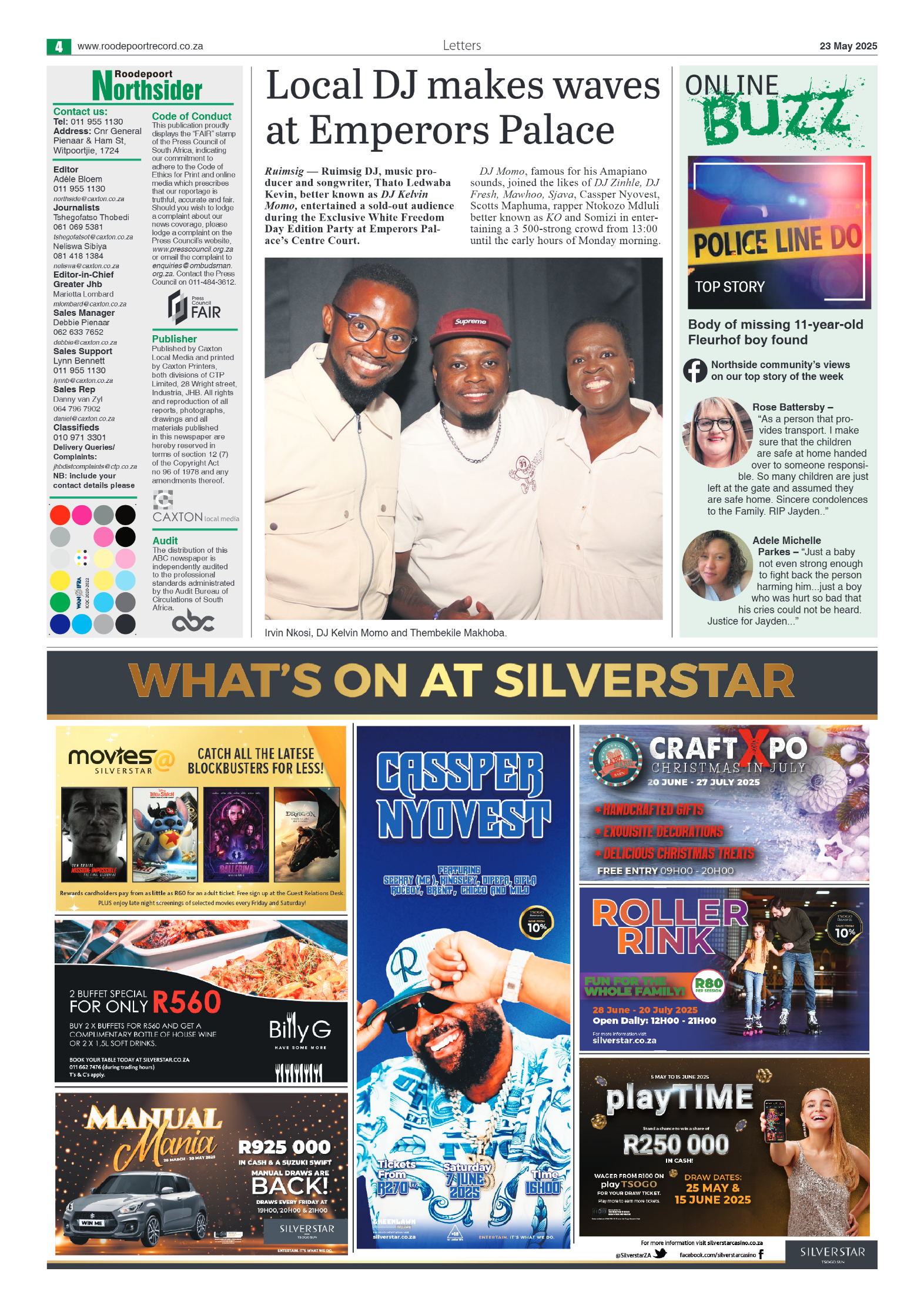 Roodepoort Northsider 23 May 2025 page 4