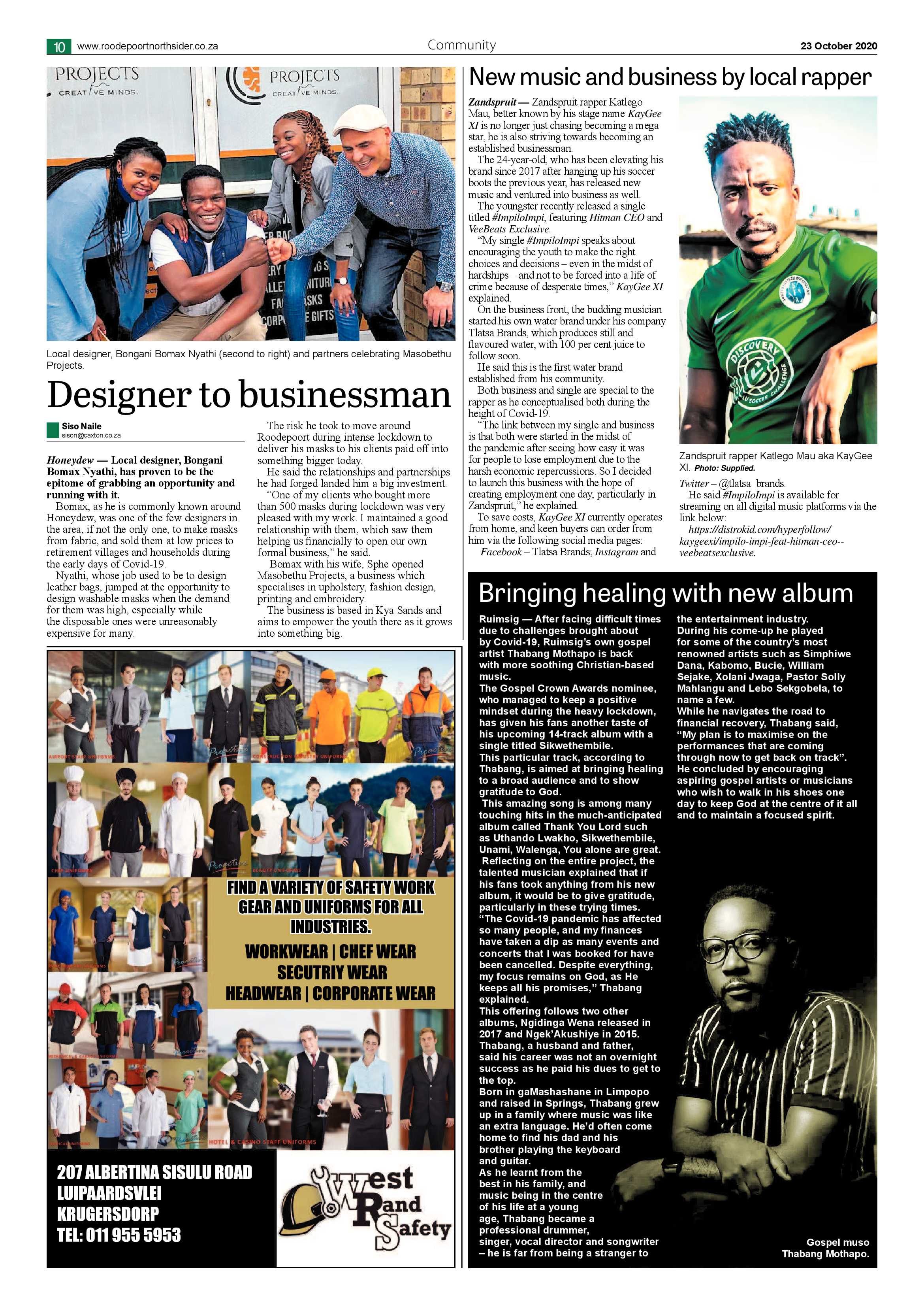 Roodepoort Northsider 23 October 2020 page 10