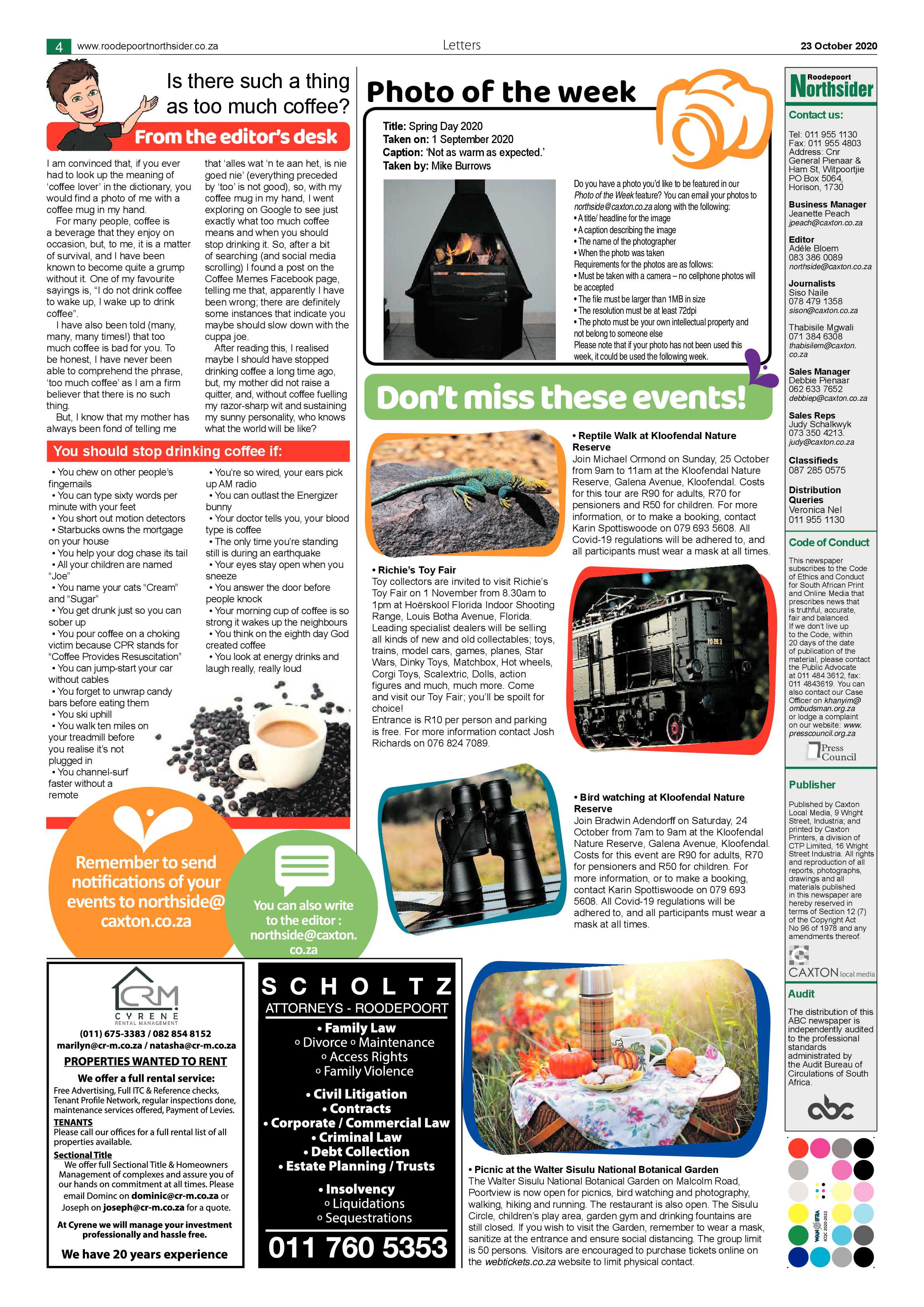 Roodepoort Northsider 23 October 2020 page 4