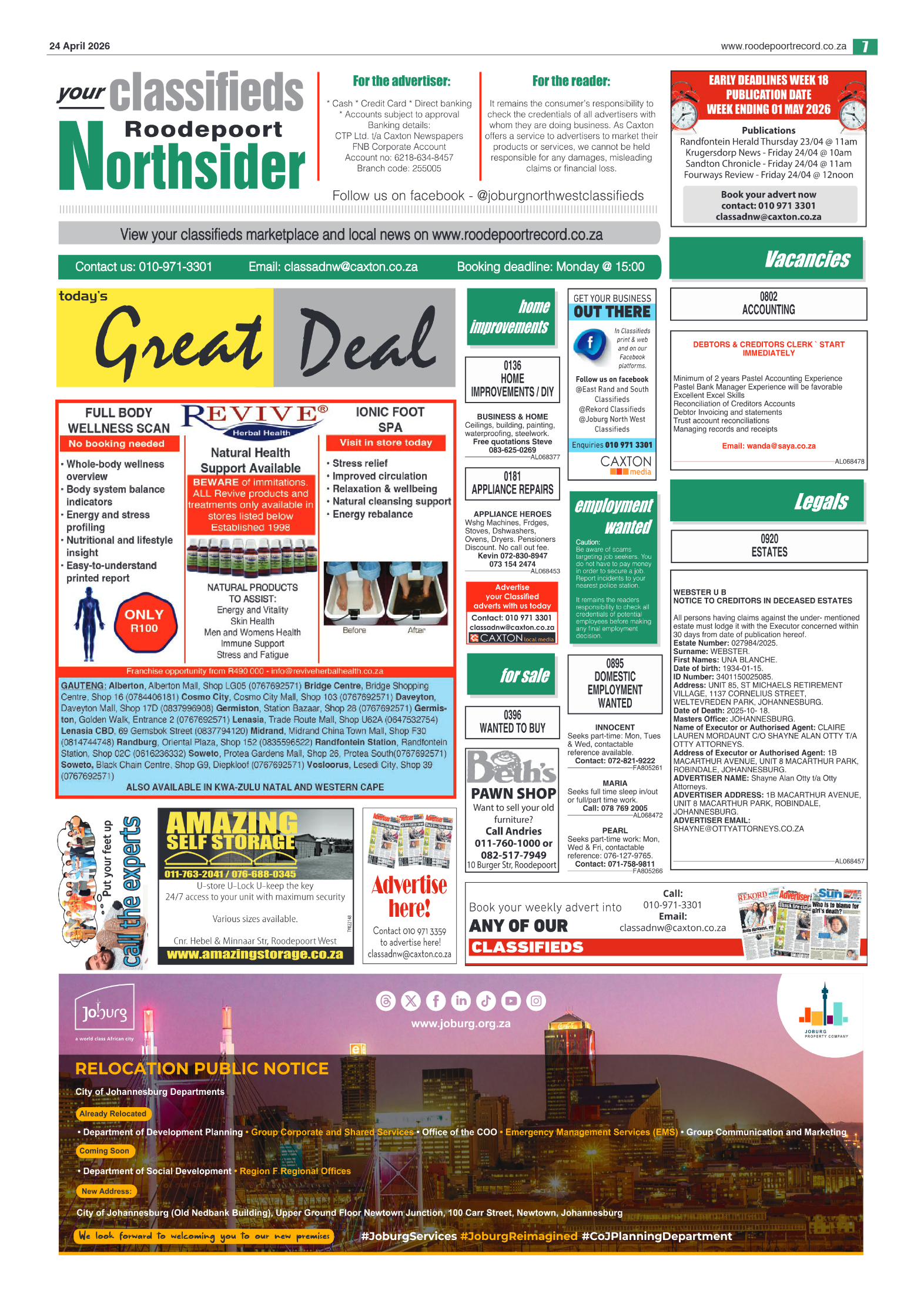 Roodepoort Northsider 24 April 2026 page 7
