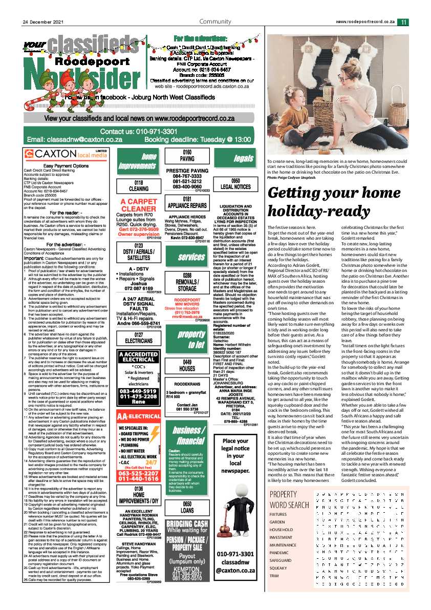 Roodepoort Northsider 24 December 2021 page 11