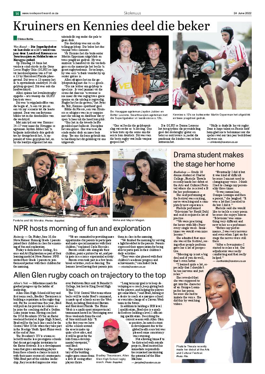 Roodepoort Northsider 24 June 2022 page 14