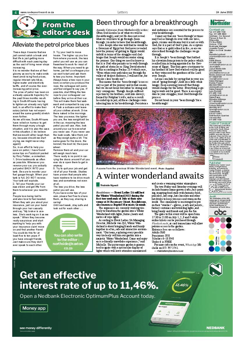 Roodepoort Northsider 24 June 2022 page 4