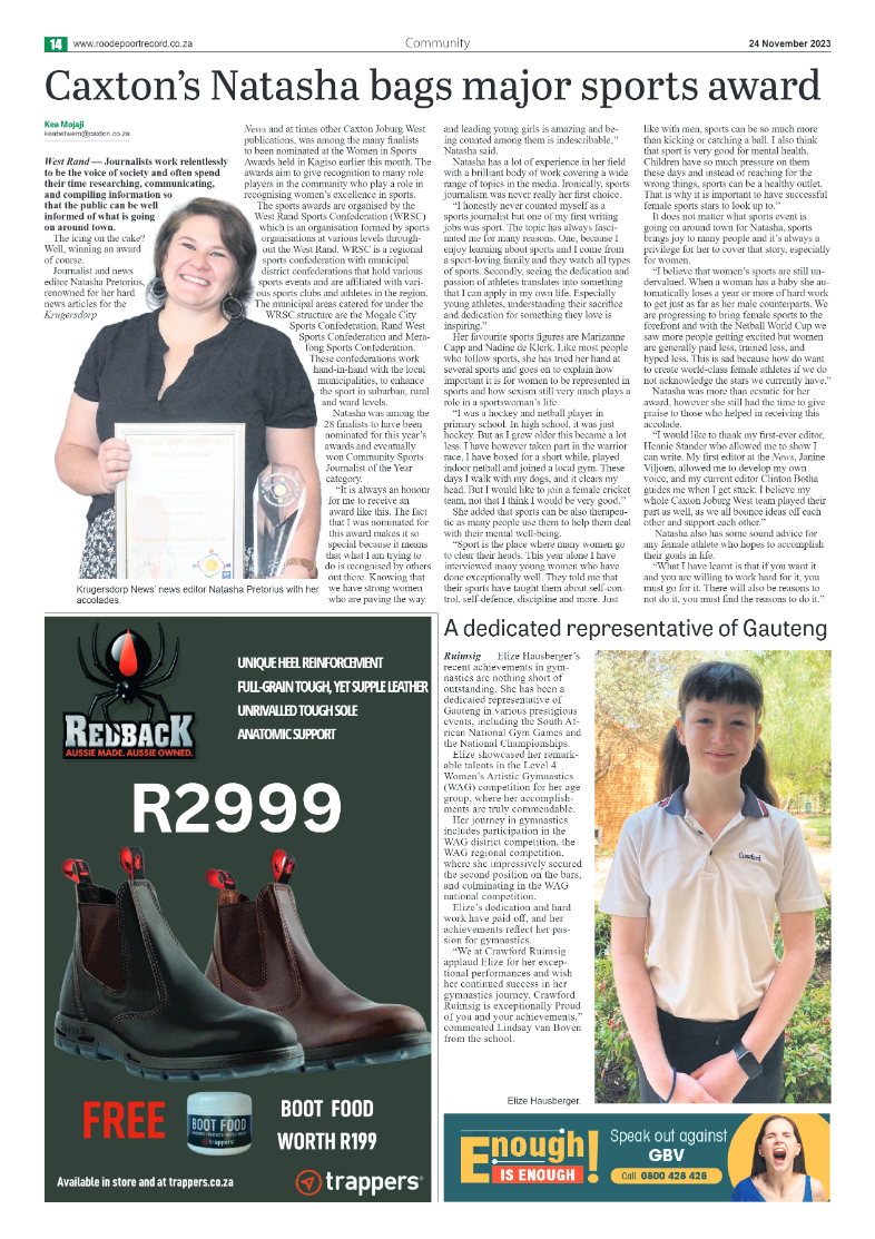 Roodepoort Northsider 24 November 2023 page 14
