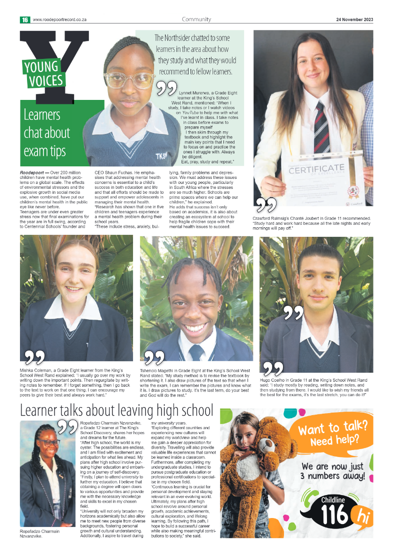 Roodepoort Northsider 24 November 2023 page 16
