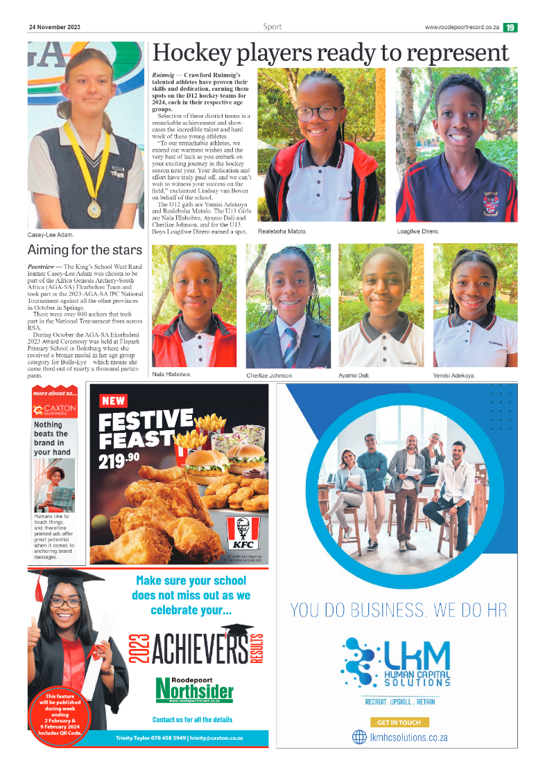 Roodepoort Northsider 24 November 2023 page 19