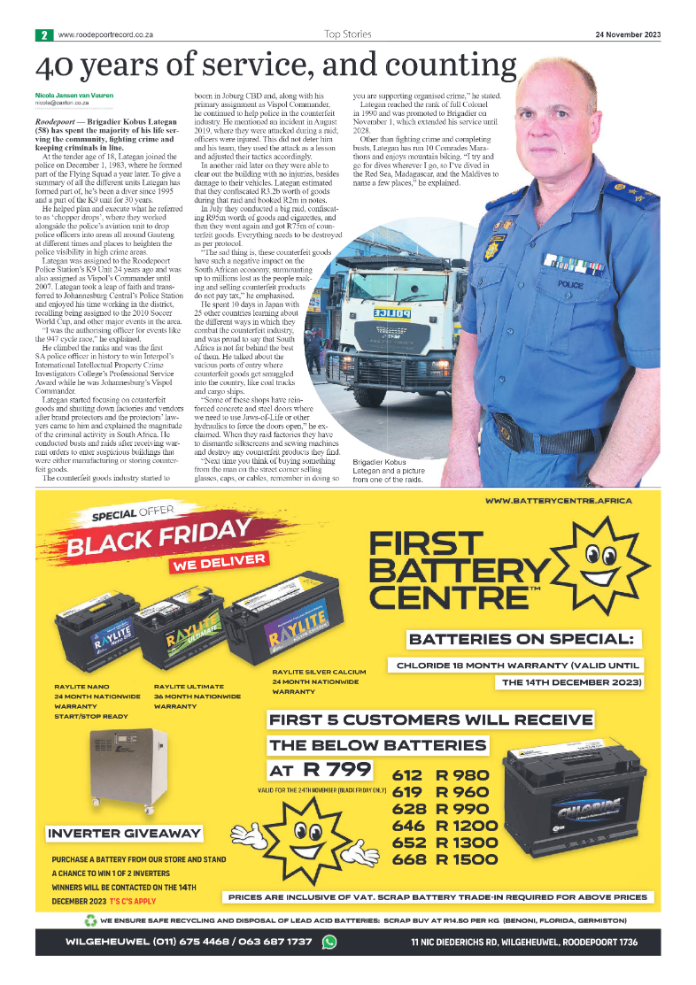 Roodepoort Northsider 24 November 2023 page 2