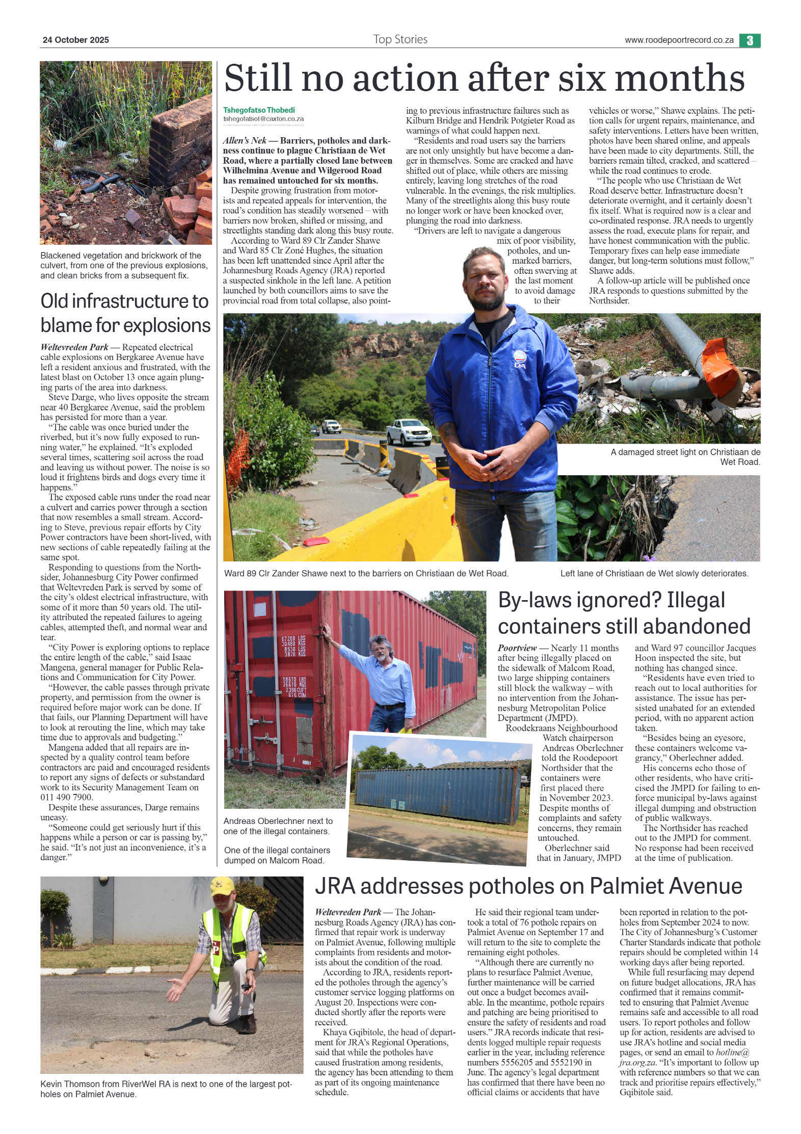 Roodepoort Northsider 24 October 2025 page 3