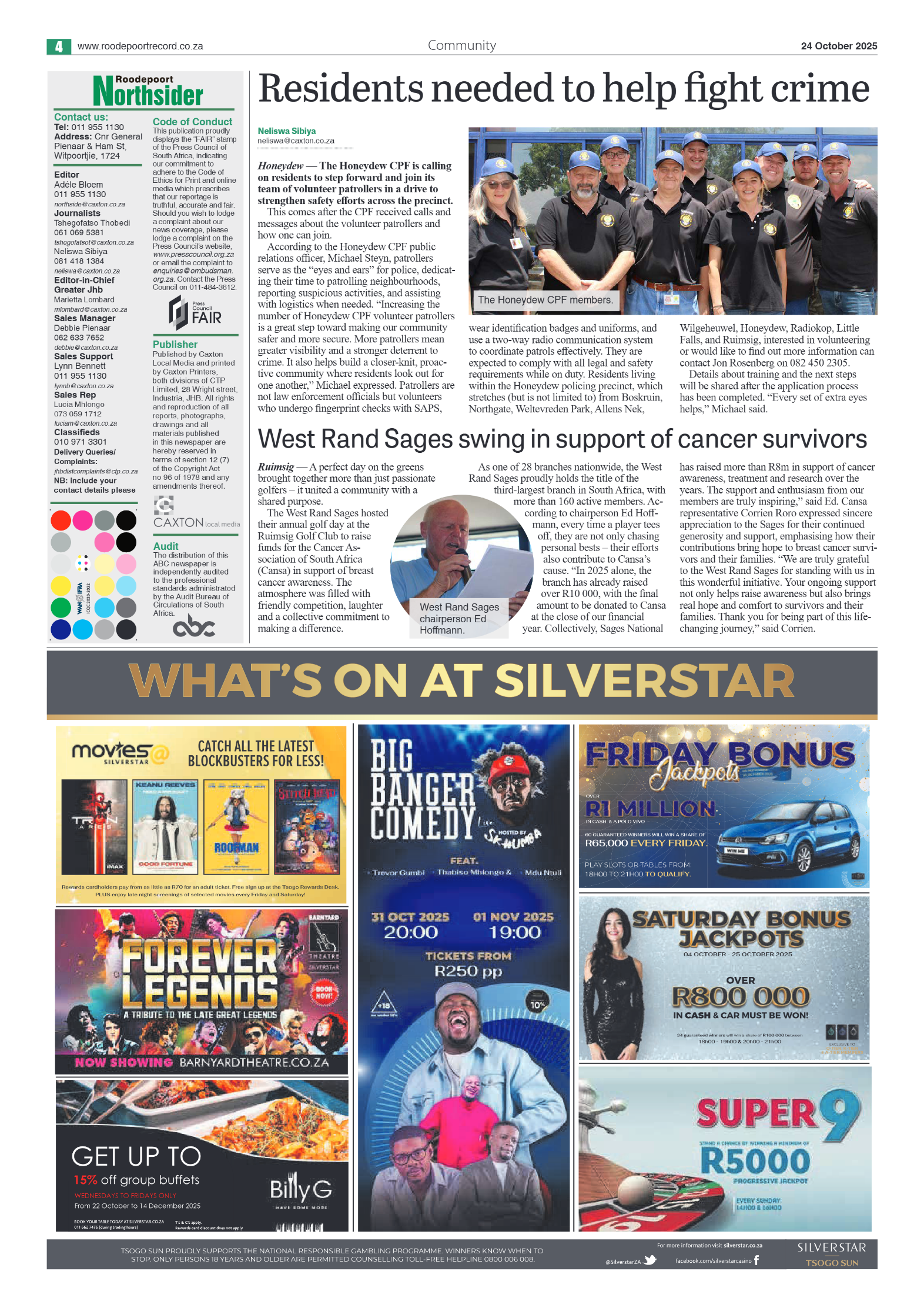 Roodepoort Northsider 24 October 2025 page 4