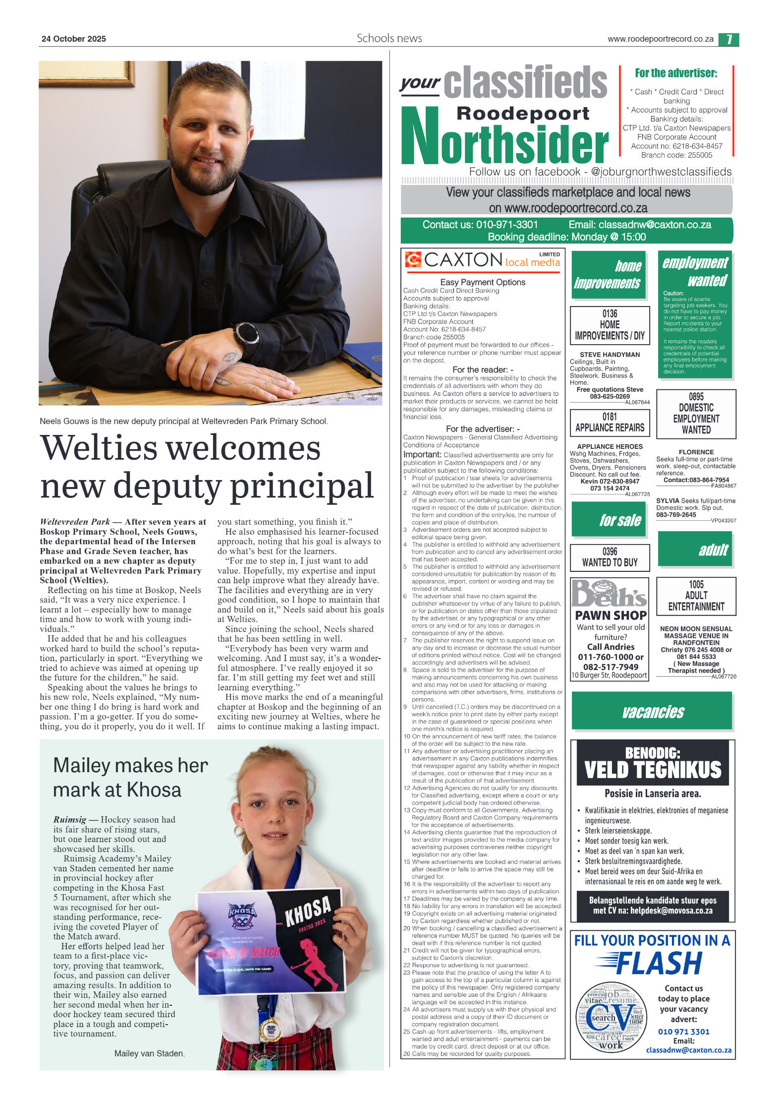Roodepoort Northsider 24 October 2025 page 7