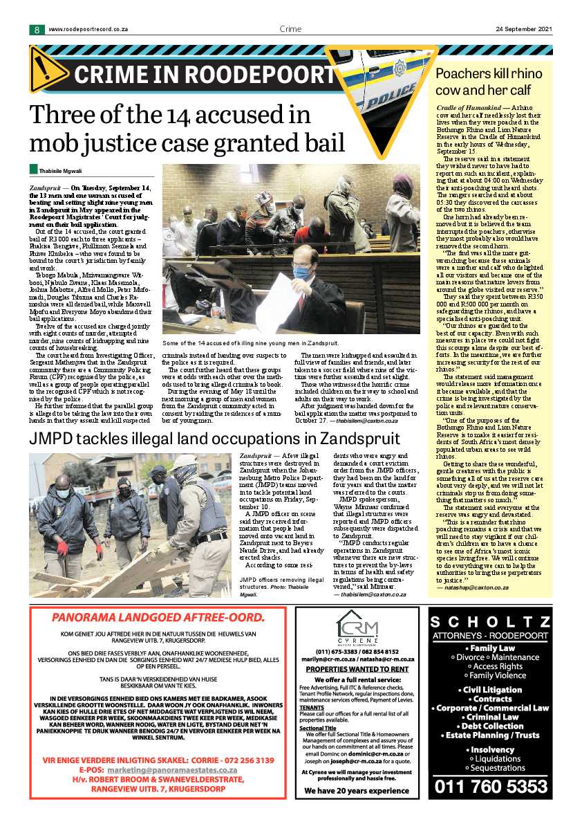 Roodepoort Northsider 24 September 2021 page 8