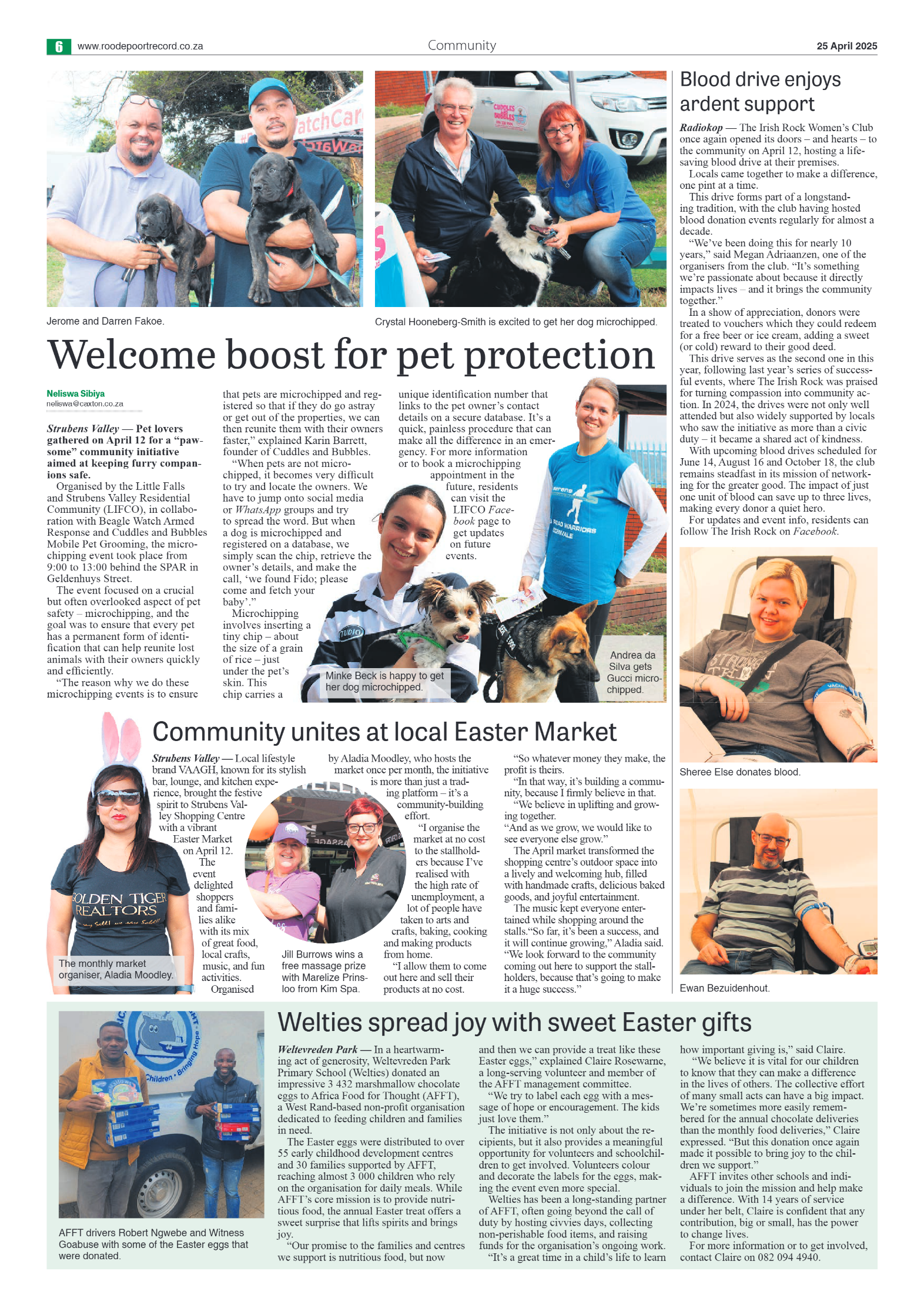 Roodepoort Northsider 25 April 2025 page 6