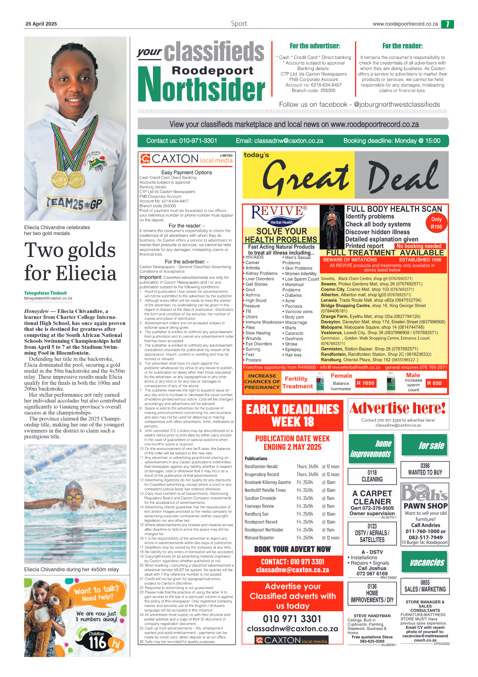 Roodepoort Northsider 25 April 2025 page 7