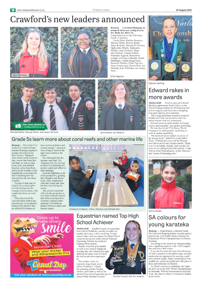 Roodepoort Northsider  25 August 2023 page 10