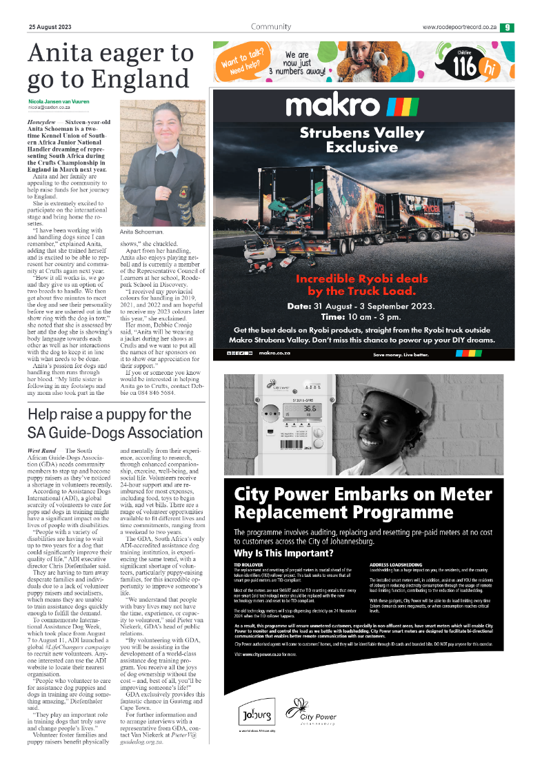 Roodepoort Northsider  25 August 2023 page 9