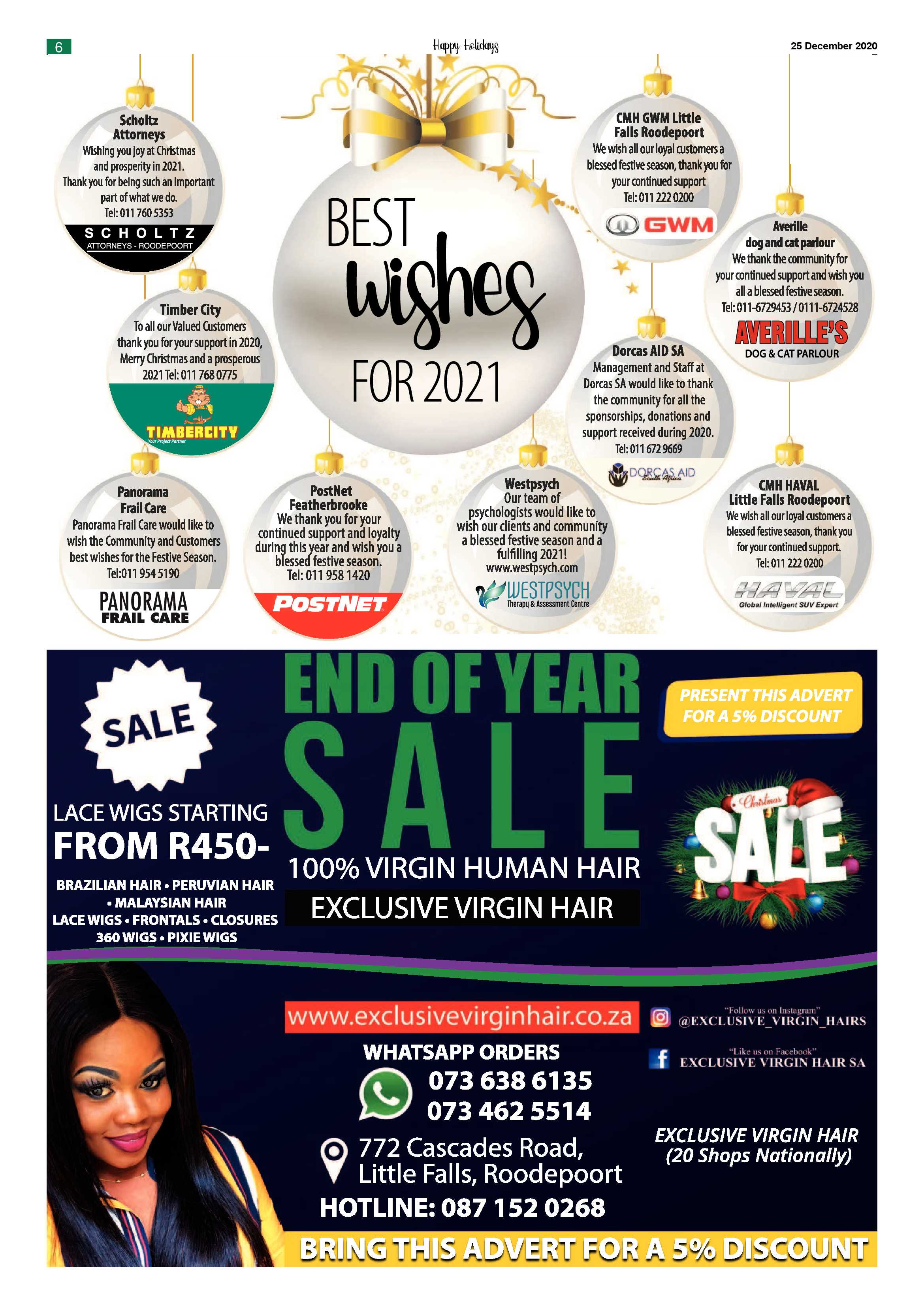 Roodepoort Northsider 25 December 2020 page 6