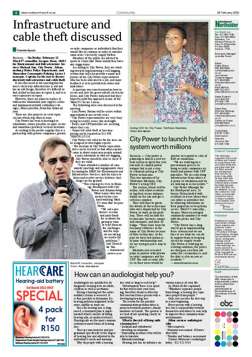 Roodepoort Northsider 25 February 2022 page 4