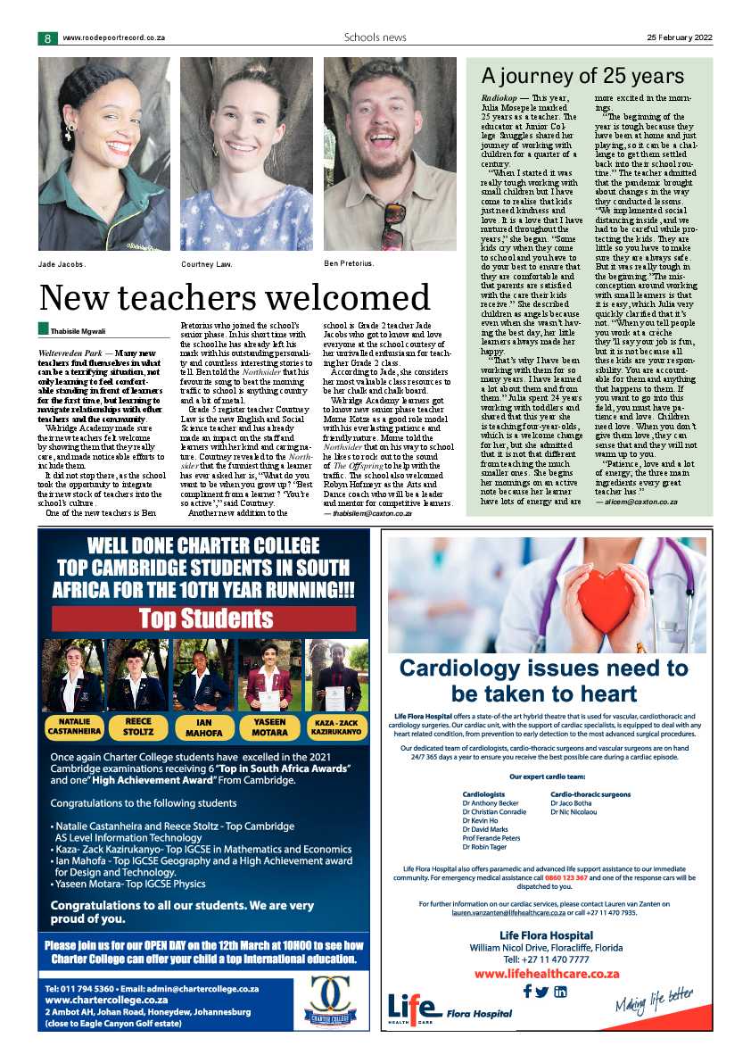 Roodepoort Northsider 25 February 2022 page 8