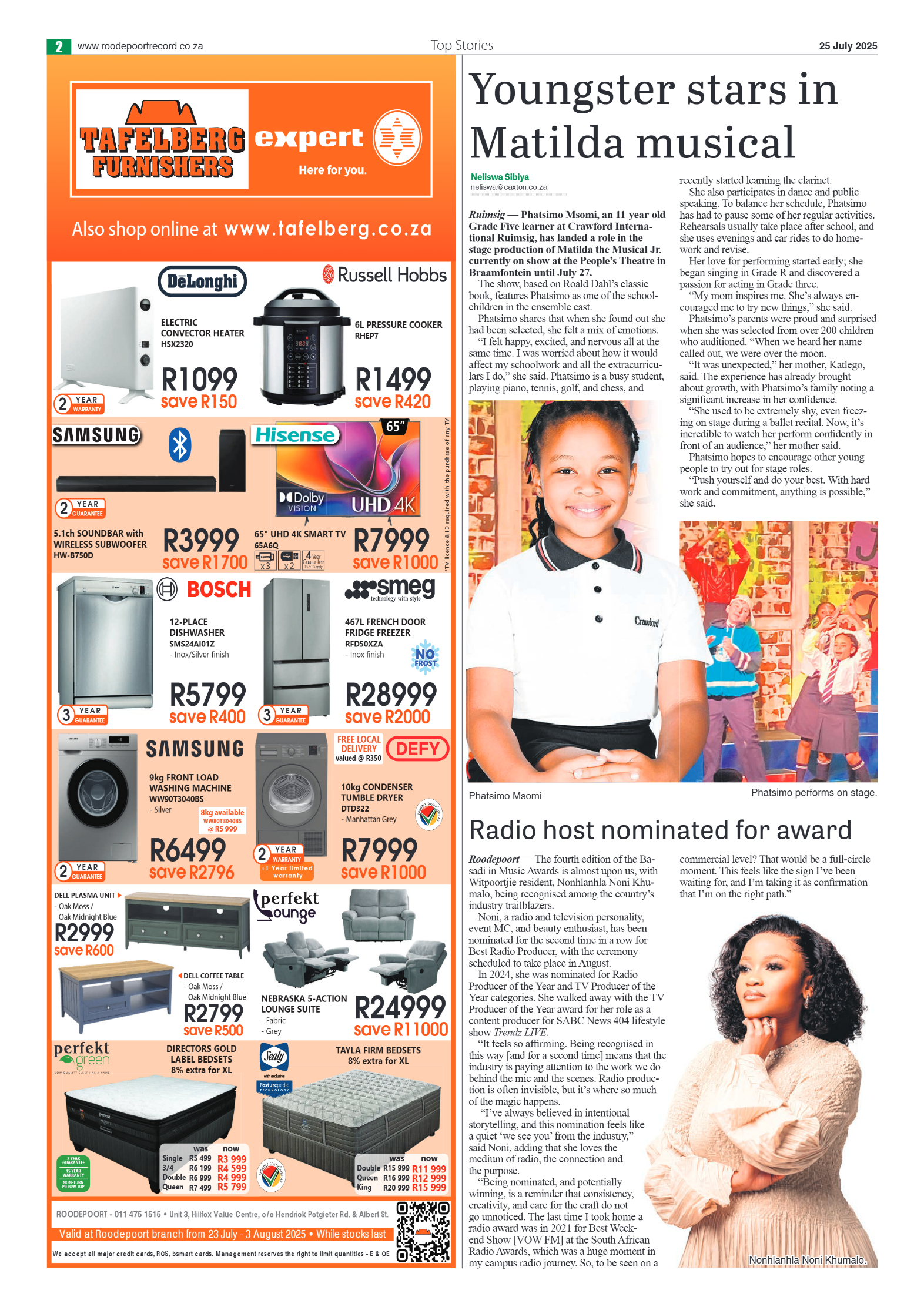 Roodepoort Northsider 25 July 2025 page 2