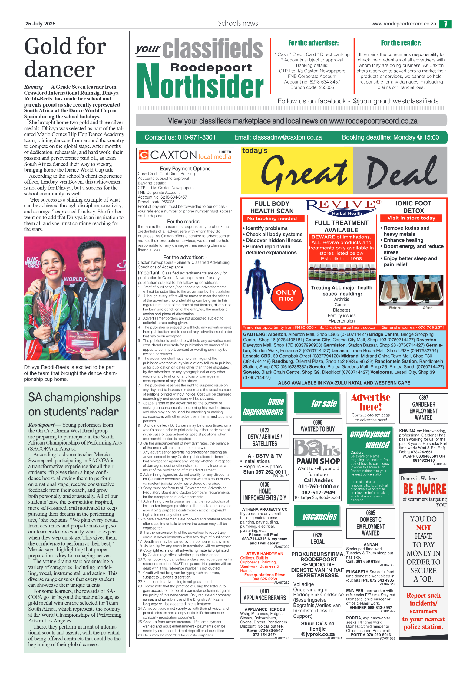 Roodepoort Northsider 25 July 2025 page 7