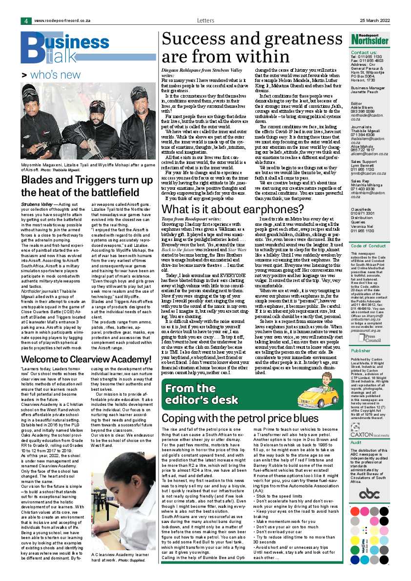 Roodepoort Northsider 25 March 2022 page 4