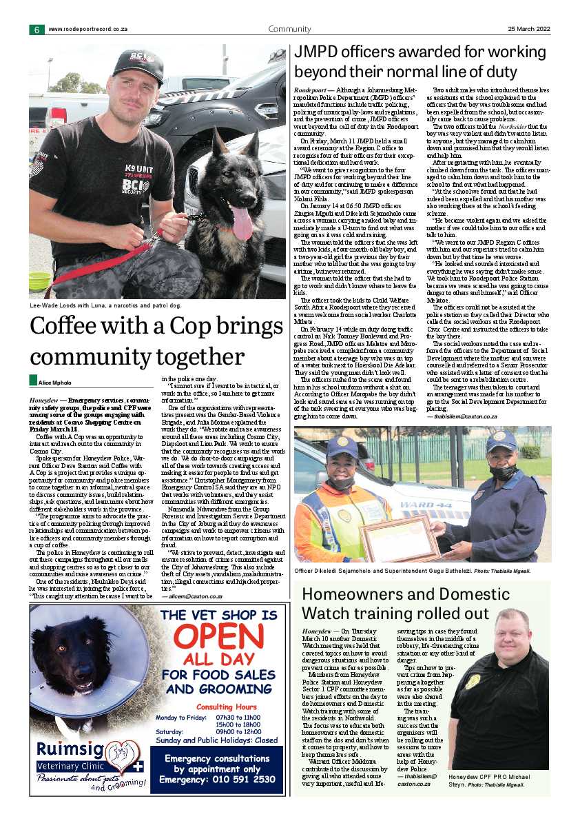 Roodepoort Northsider 25 March 2022 page 6