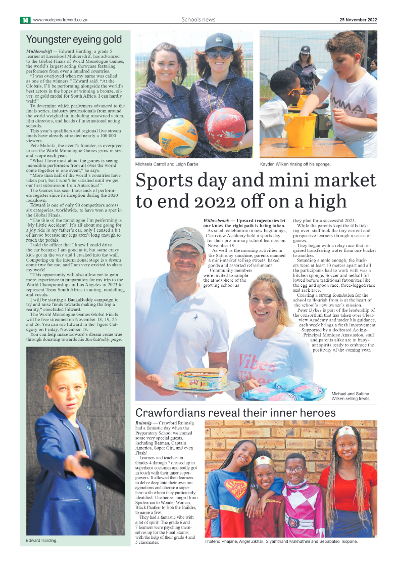 Roodepoort Northsider 25 November 2022 page 14