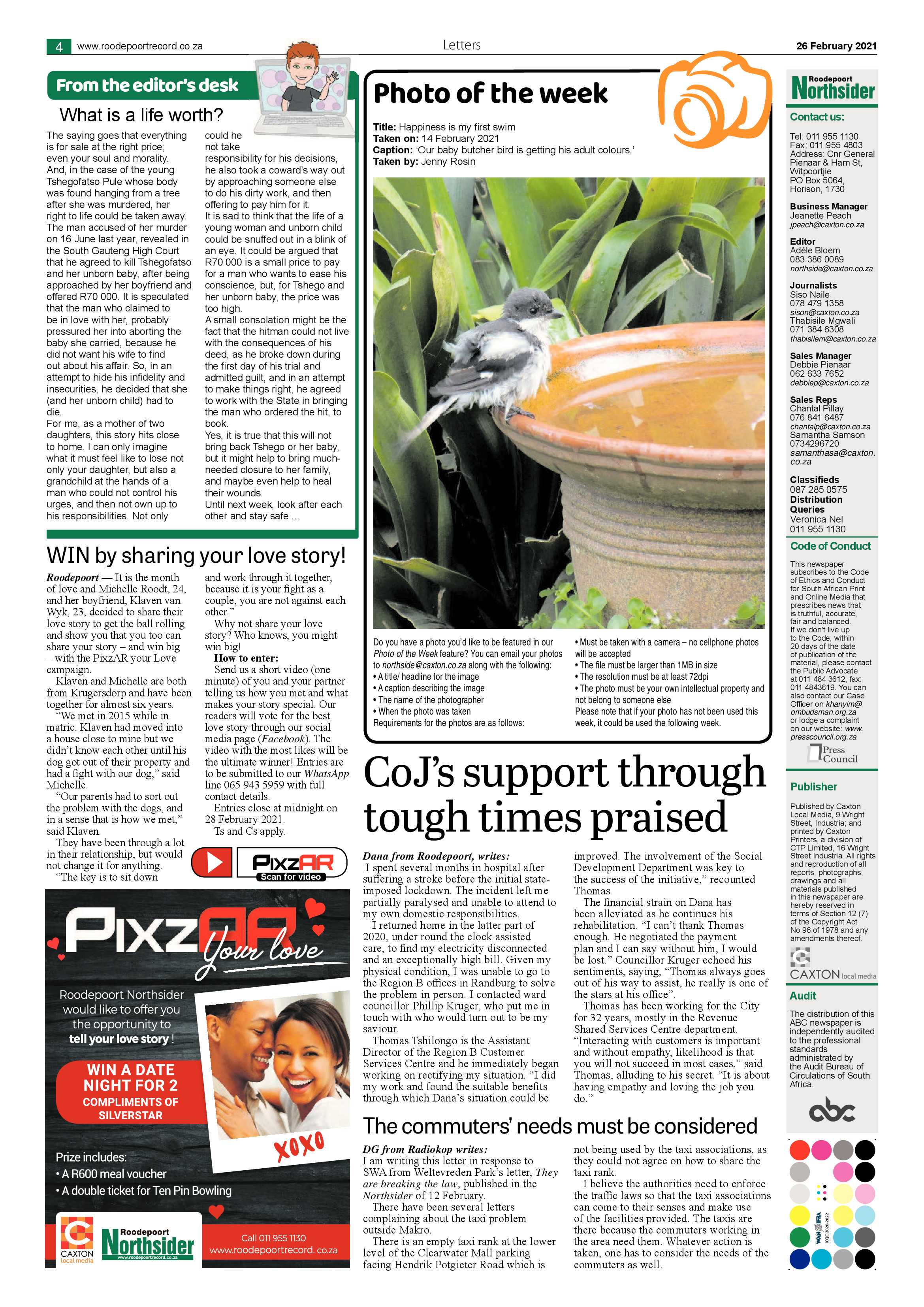 Roodepoort Northsider 26 February 2021 page 4