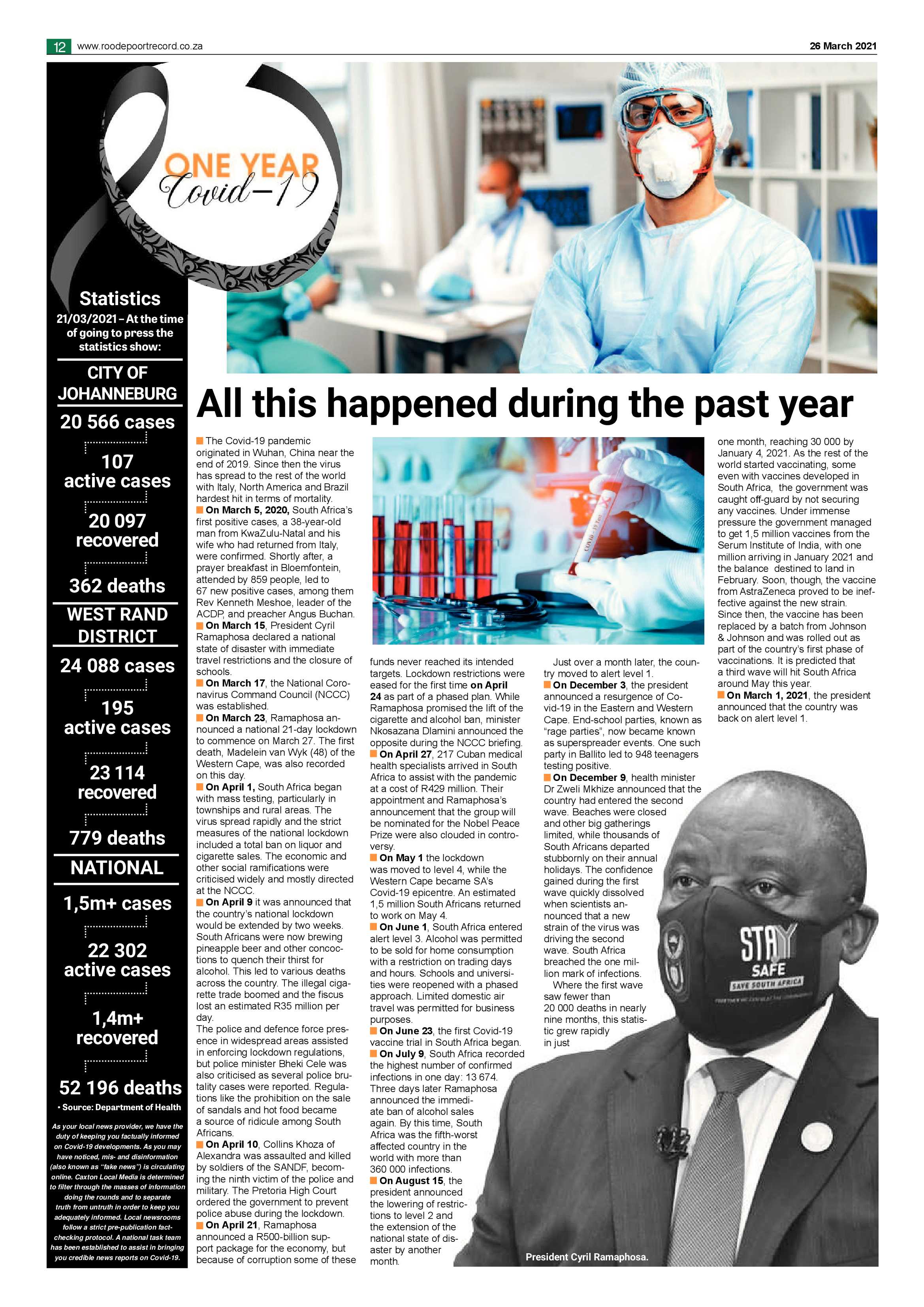 Roodepoort Northsider 26 March 2021 page 12