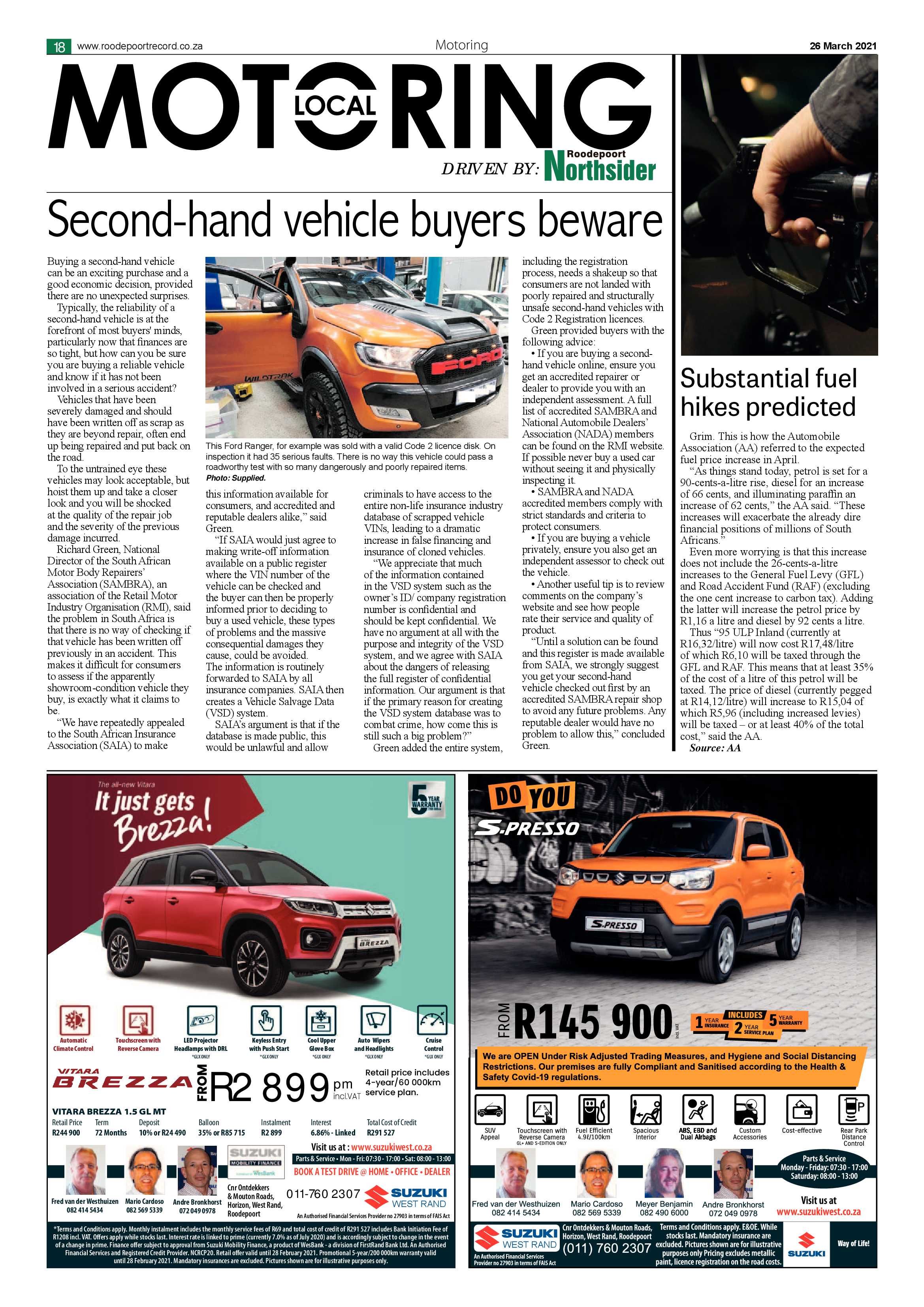 Roodepoort Northsider 26 March 2021 page 18