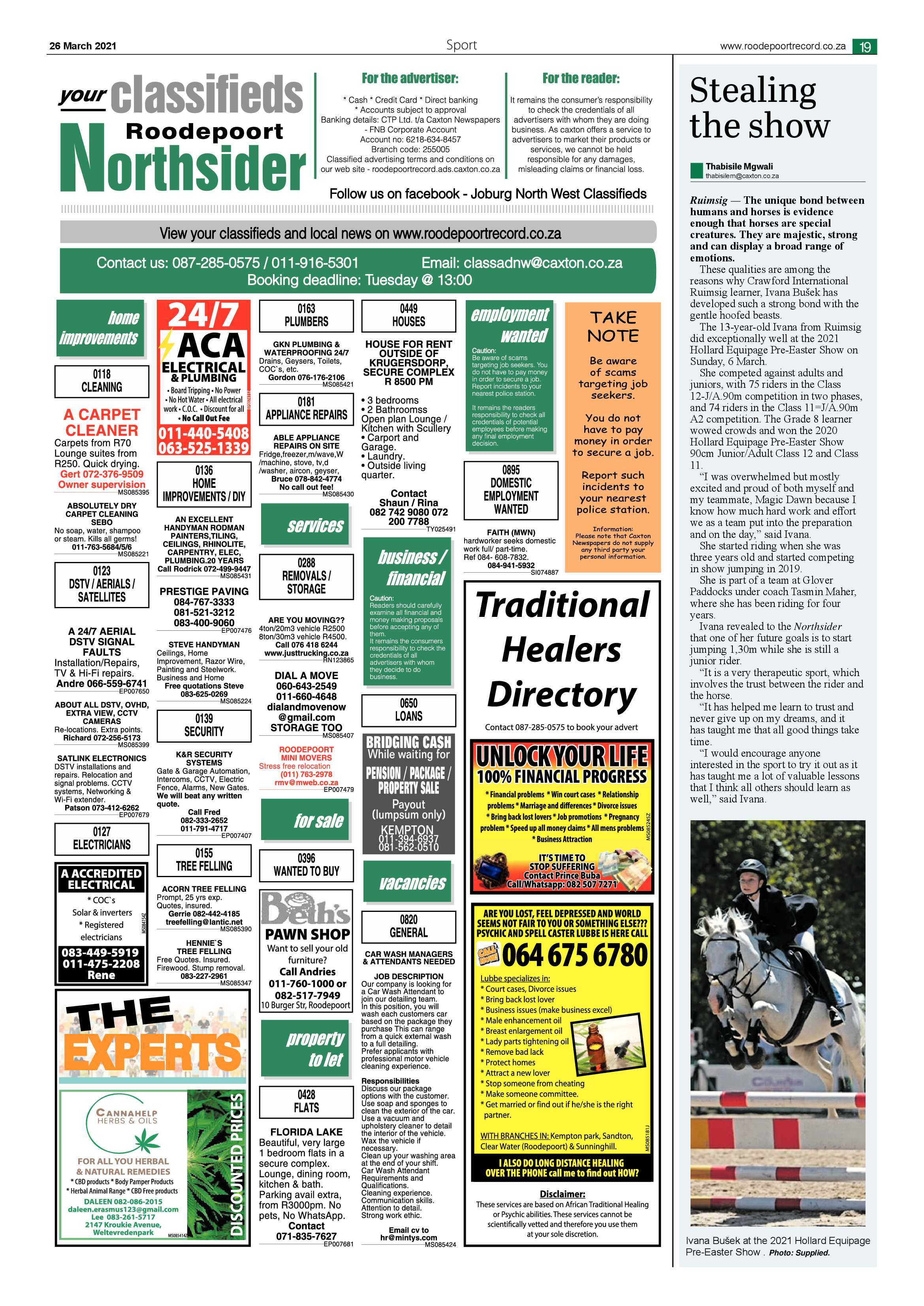 Roodepoort Northsider 26 March 2021 page 19