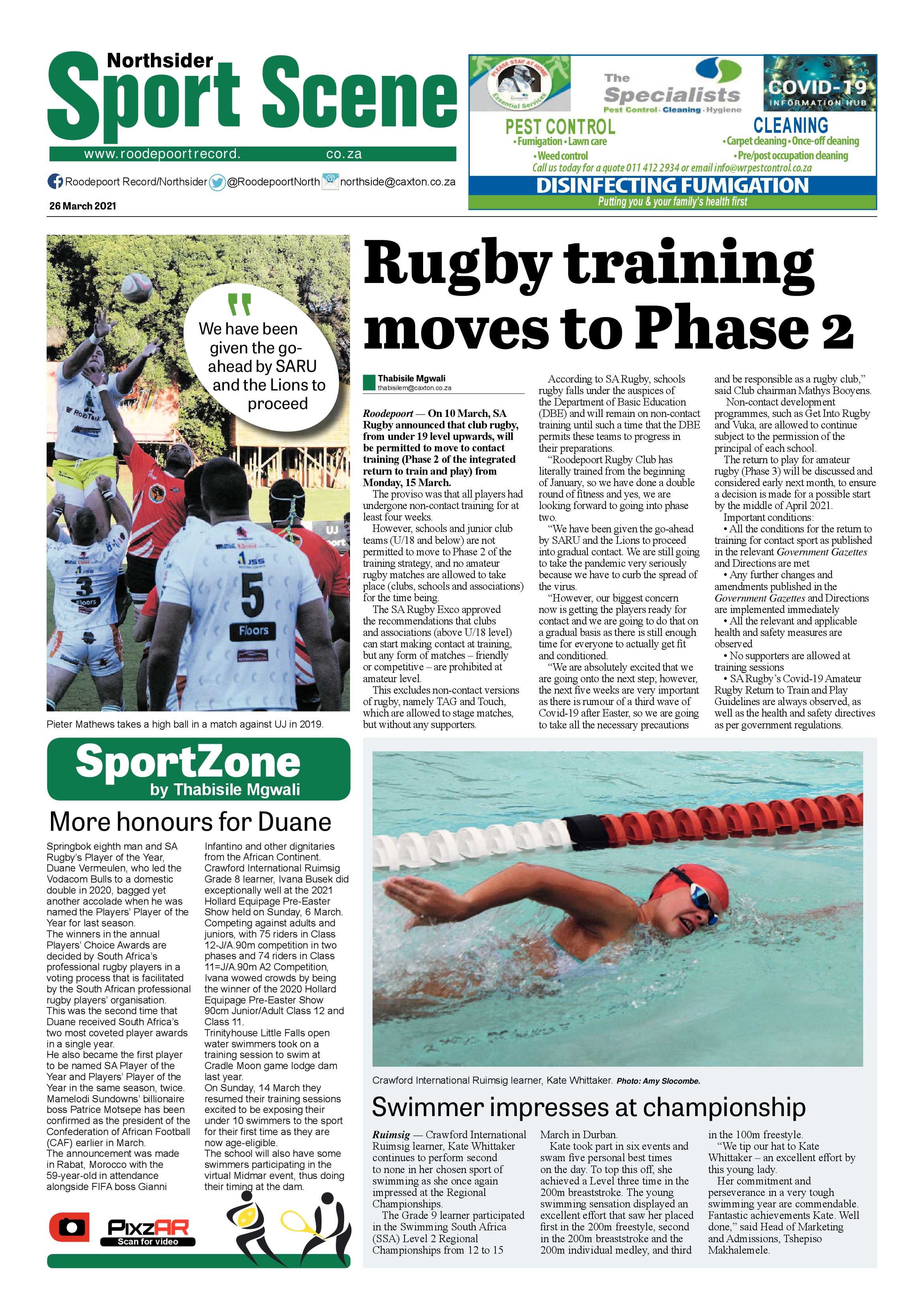 Roodepoort Northsider 26 March 2021 page 20