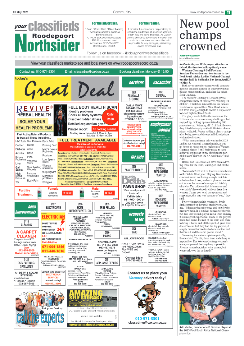 Roodepoort Northsider 26 May 2023 page 11