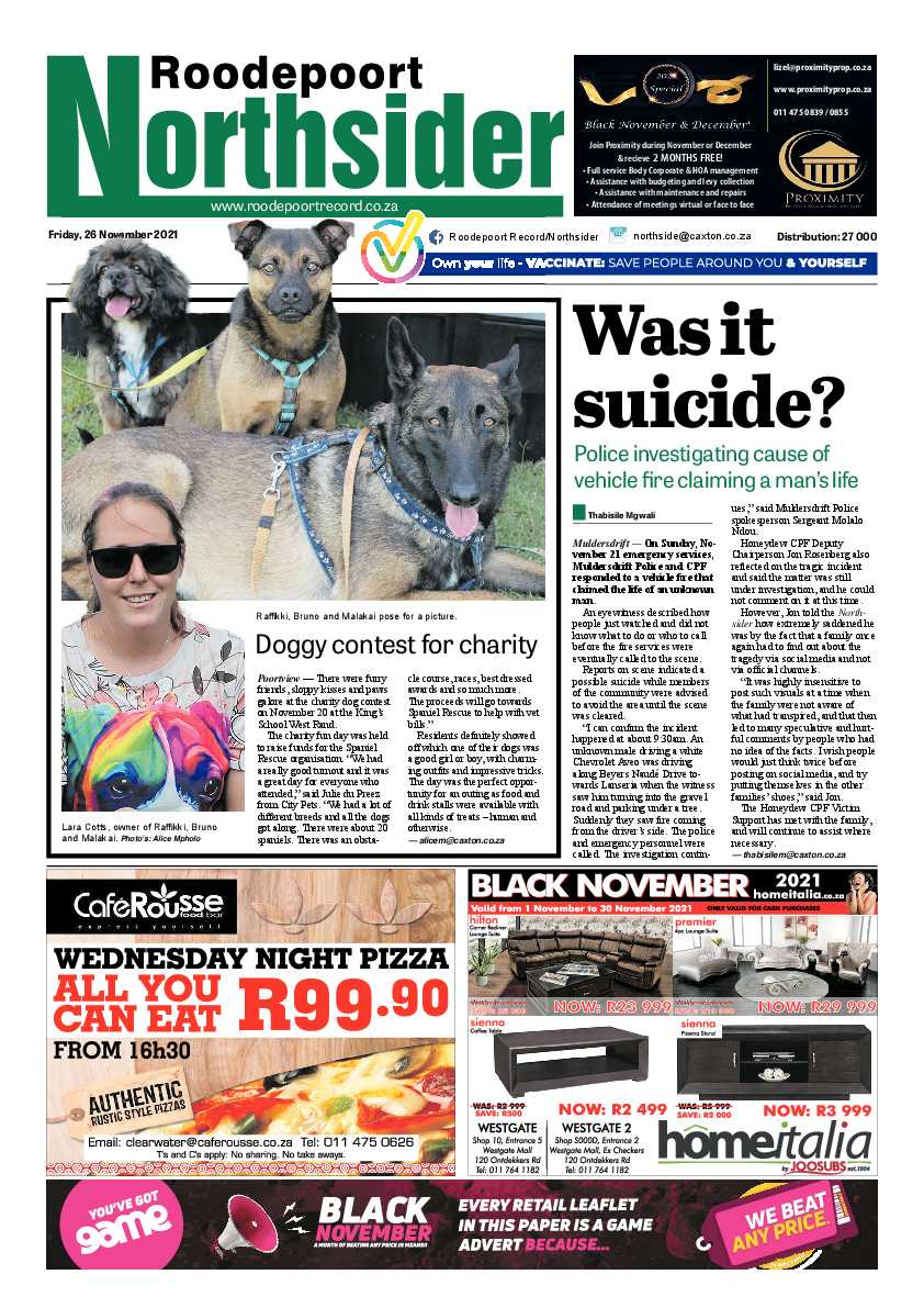 Roodepoort Northsider 26 November 2021 page 3