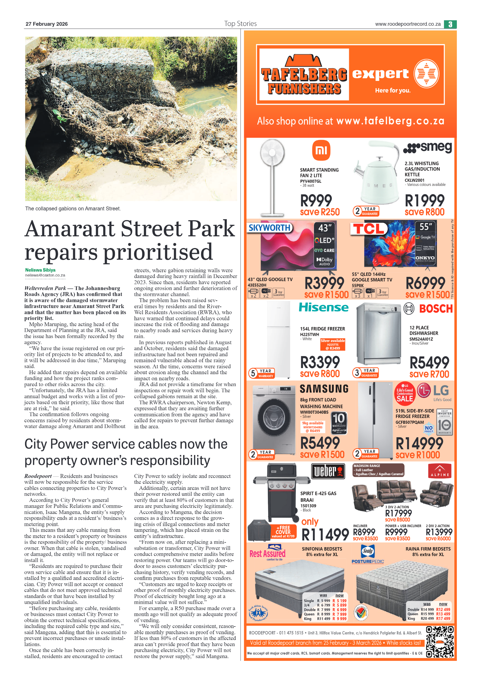 Roodepoort Northsider 27 February 2026 page 3