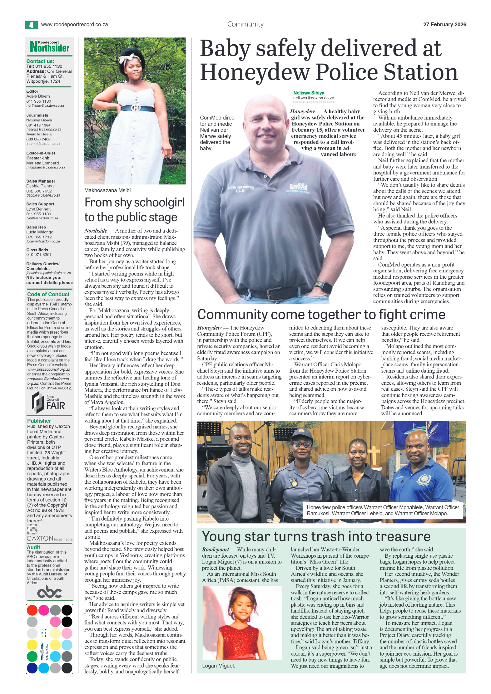 Roodepoort Northsider 27 February 2026 page 4