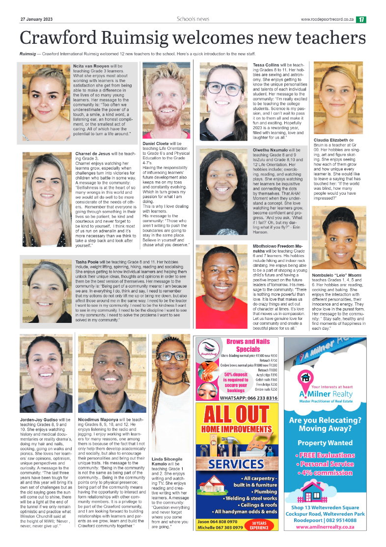 Roodepoort Northsider 27 January 2023 page 17