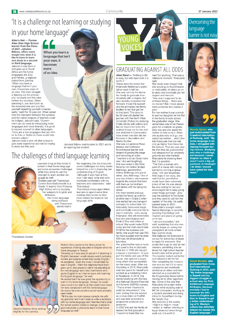 Roodepoort Northsider 27 January 2023 page 18