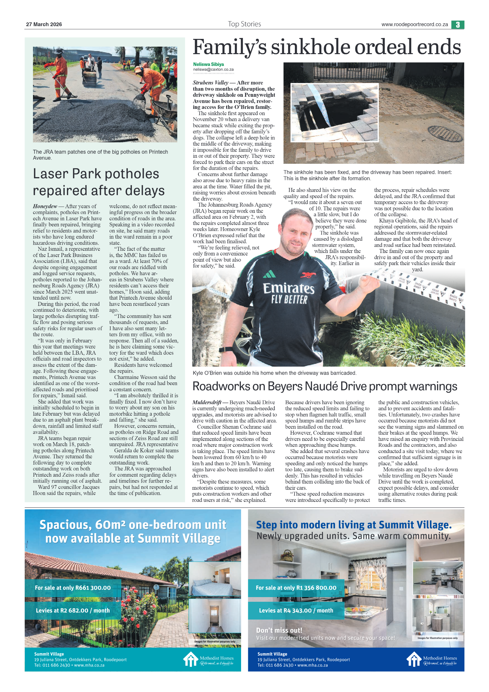 Roodepoort Northsider 27 March 2026 page 3