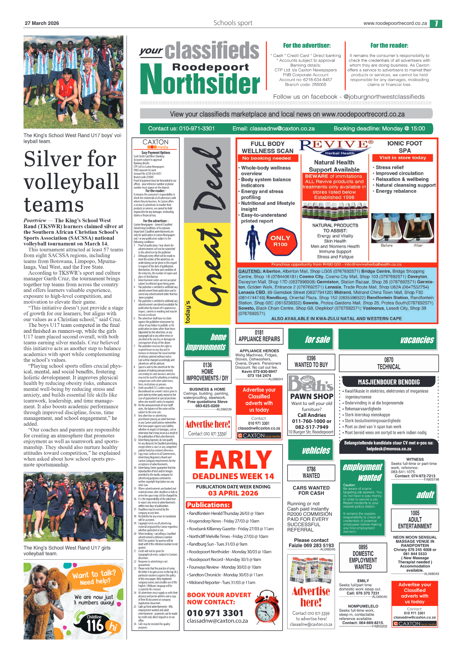 Roodepoort Northsider 27 March 2026 page 7