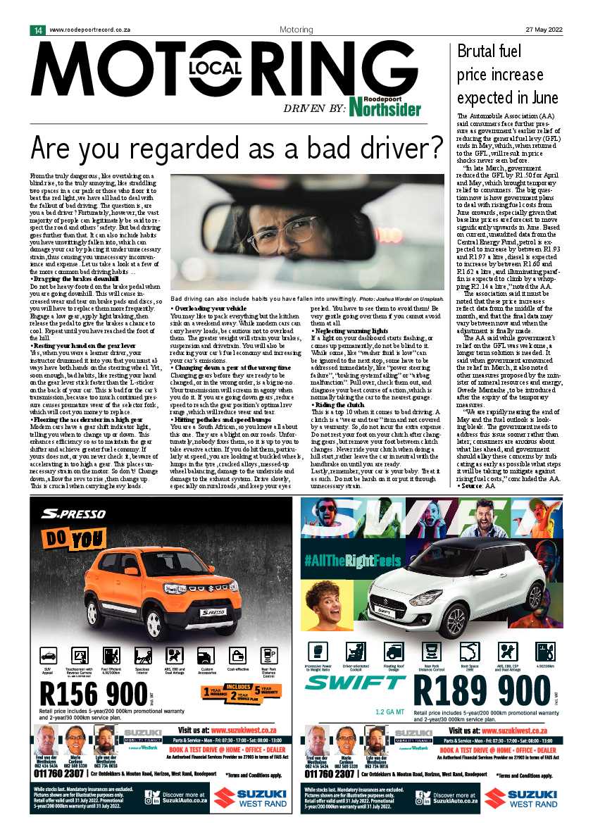 Roodepoort Northsider 27 May 2022 page 14