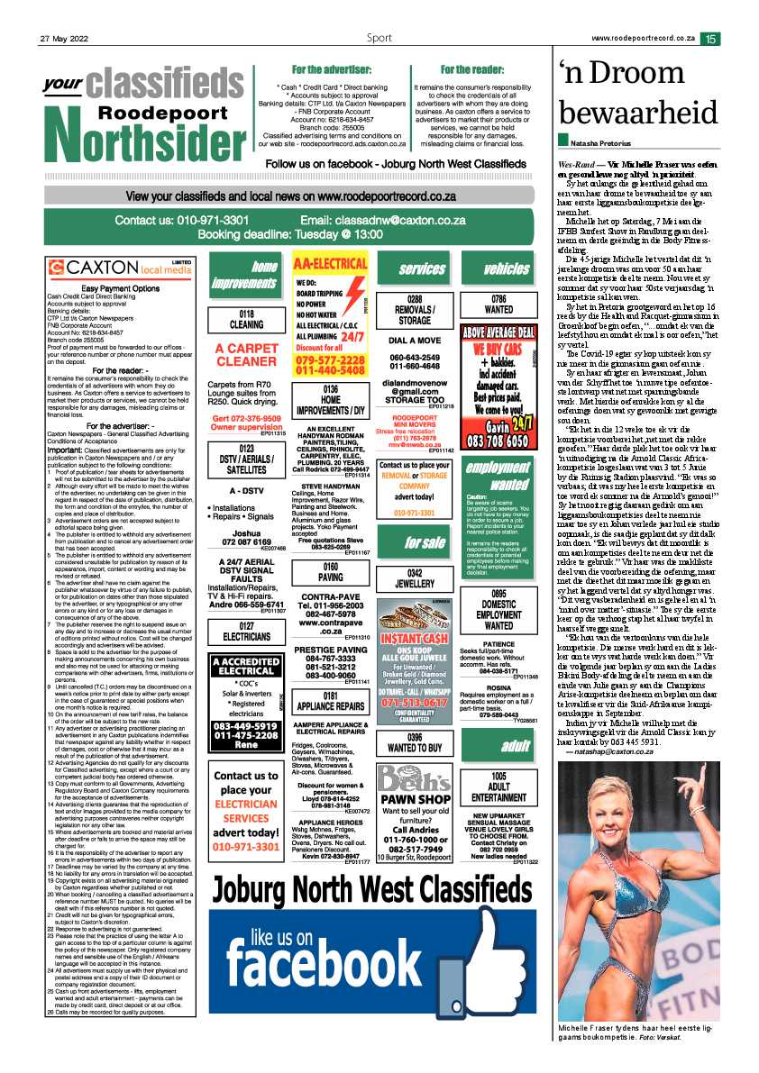 Roodepoort Northsider 27 May 2022 page 15