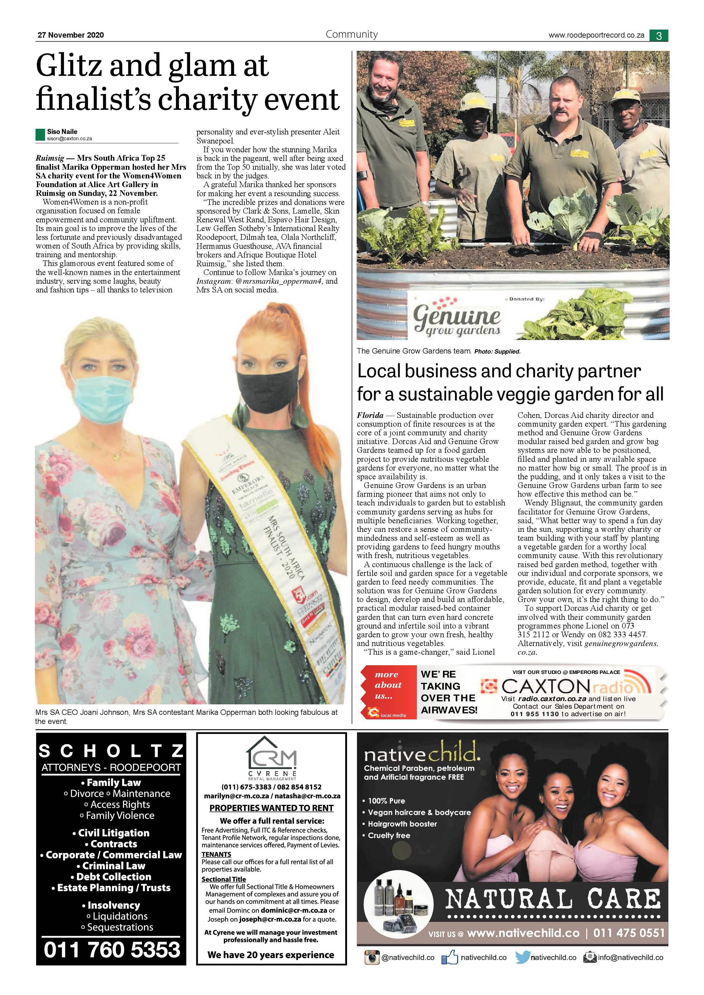 Roodepoort Northsider 27 November 2020 page 3