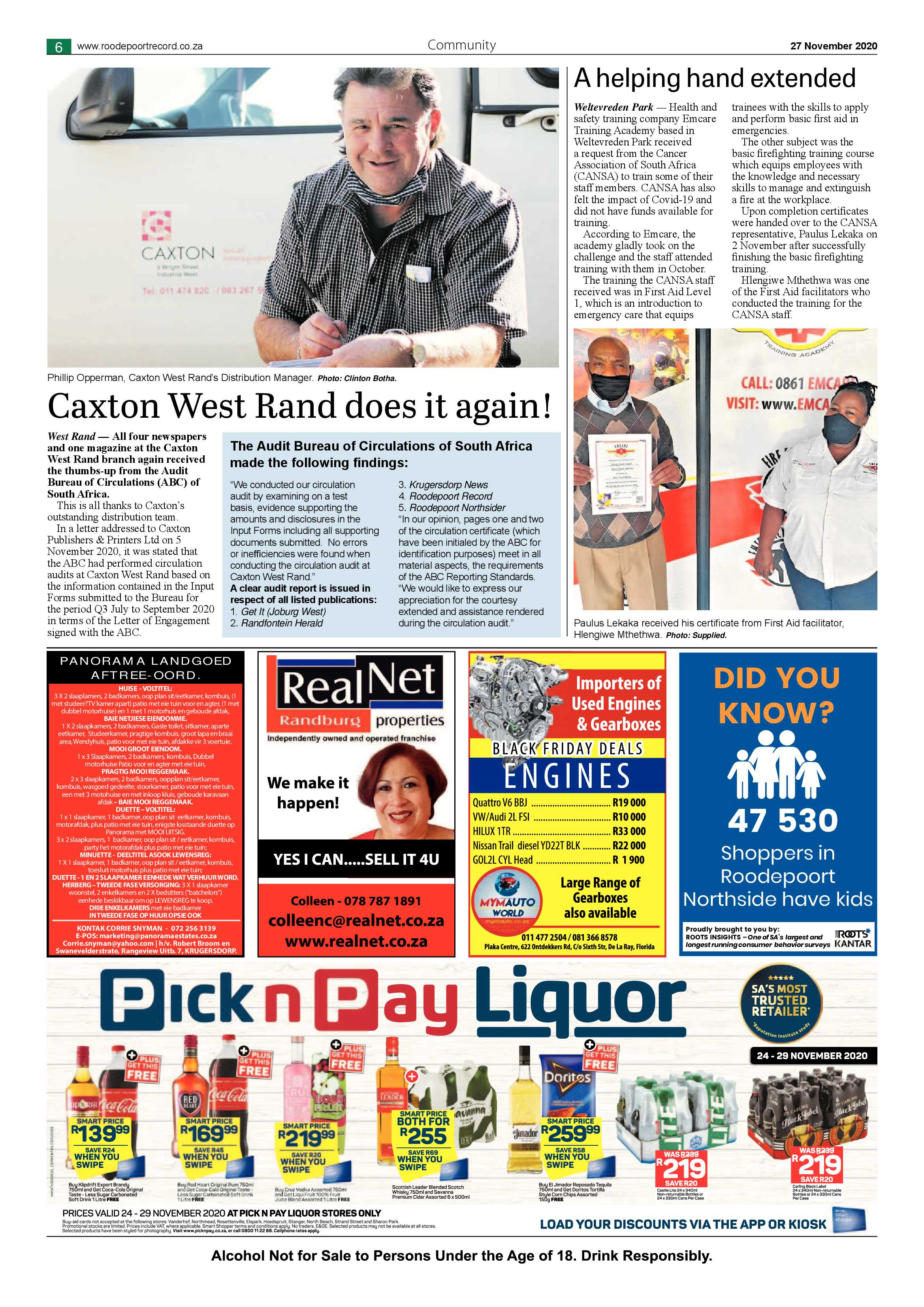 Roodepoort Northsider 27 November 2020 page 6