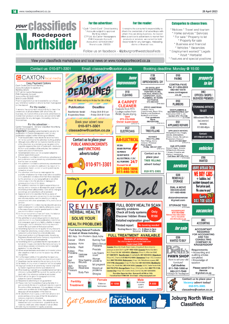 Roodepoort Northsider 28 April 2023 page 14