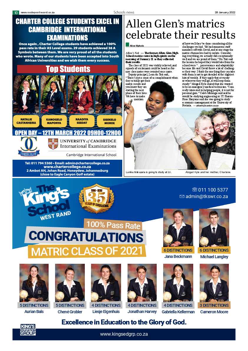 Roodepoort Northsider 28 January 2022 page 10