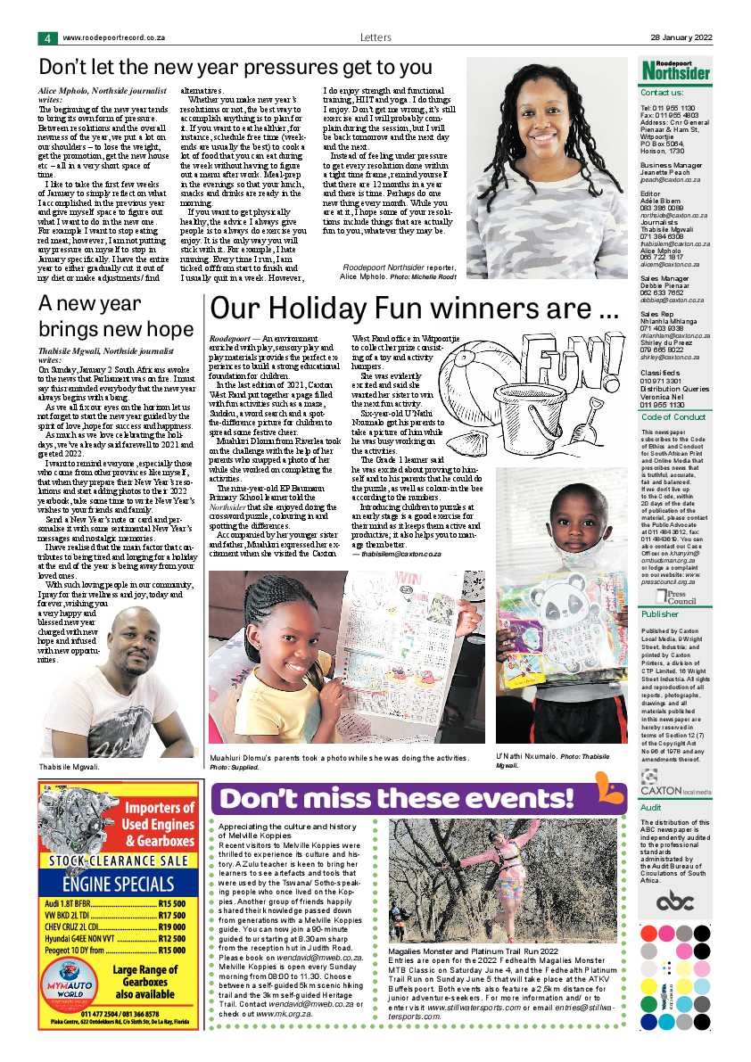 Roodepoort Northsider 28 January 2022 page 4