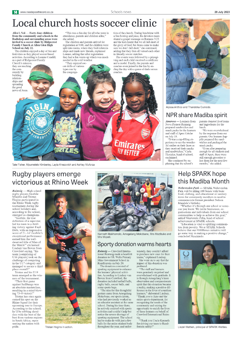 Roodepoort Northsider 28 July 2023 page 14