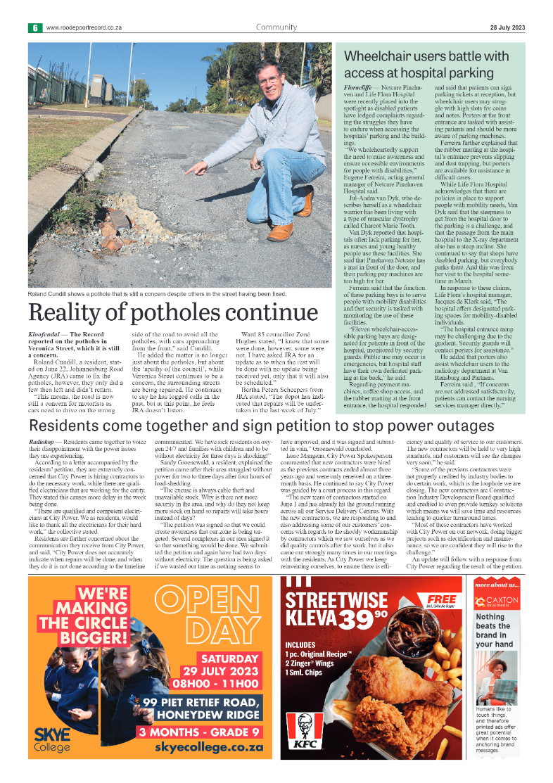 Roodepoort Northsider 28 July 2023 page 6
