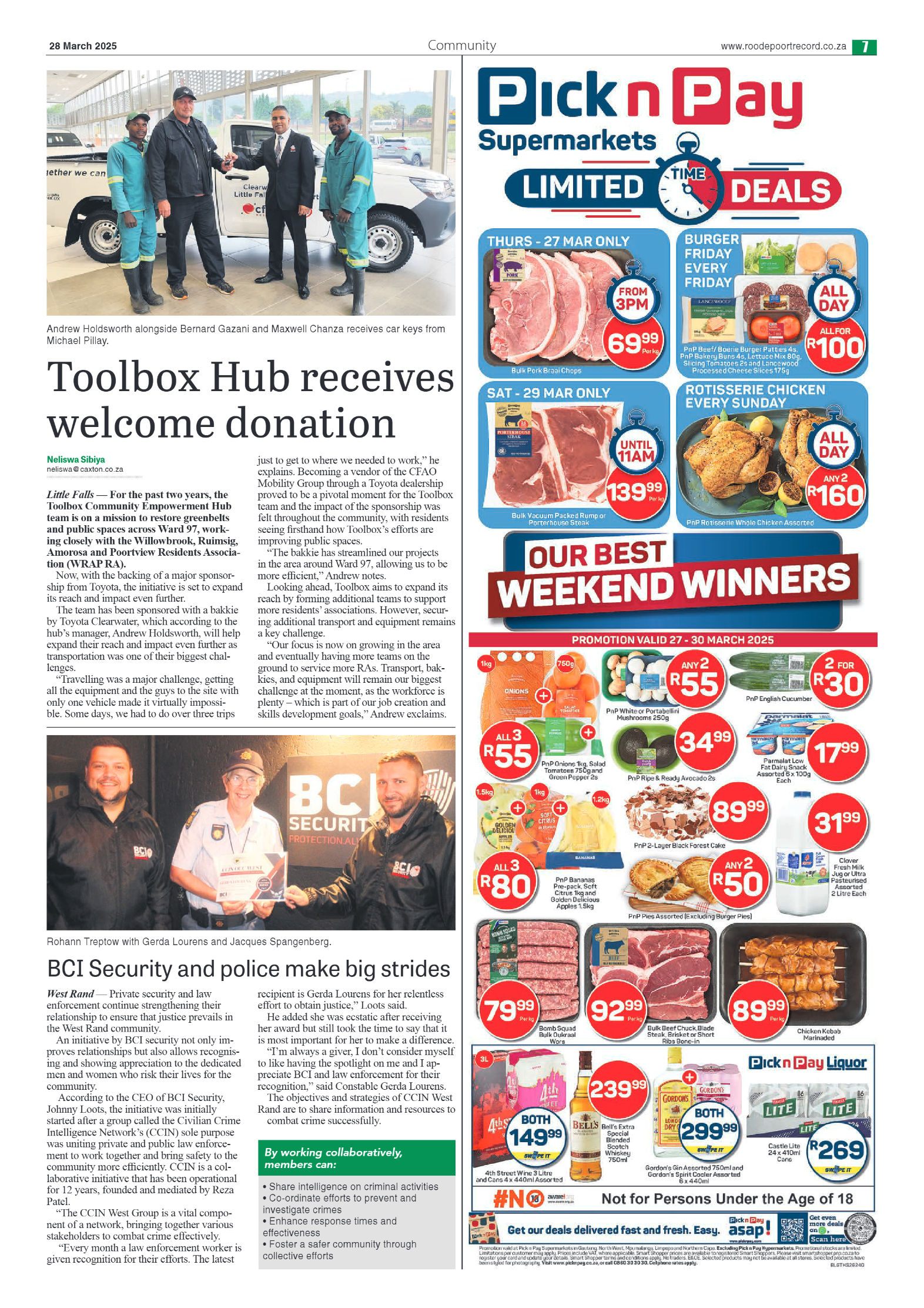 Roodepoort Northsider 28 March 2025 page 7